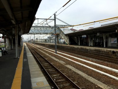 Azuchi station flyover 20160406 01