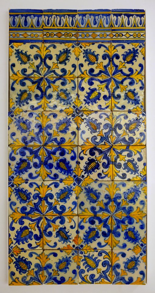 Azulejos, Lisbon, 1640-1650 - Museu Nacional de Machado de Castro - Coimbra, Portugal - DSC00164