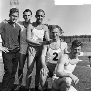 Atletiek om Europa Cup te Enschede voor heren, Nederlandse heren estafetteploeg, Bestanddeelnr 917-9037