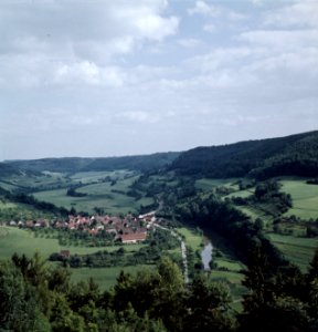 Bächlingen, gezien vanuit Kasteel Langenburg, Bestanddeelnr 254-6008 photo