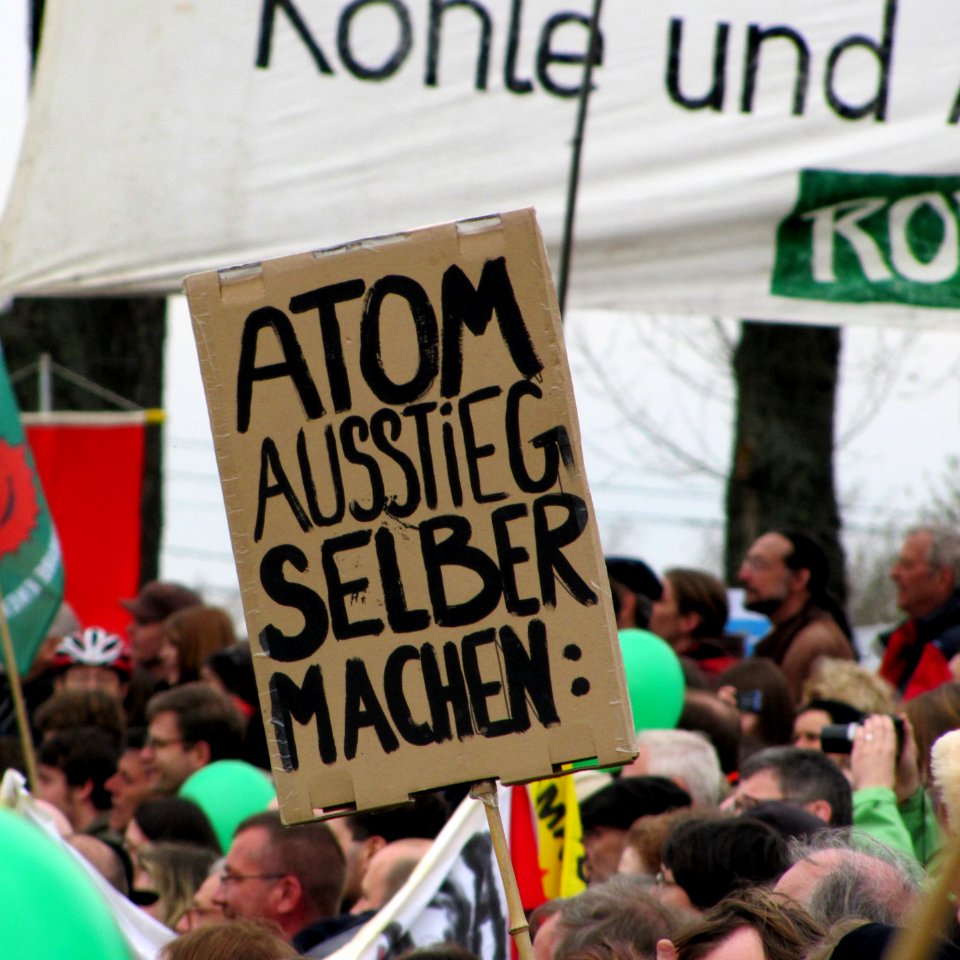 Atomausstieg selber machen Schild