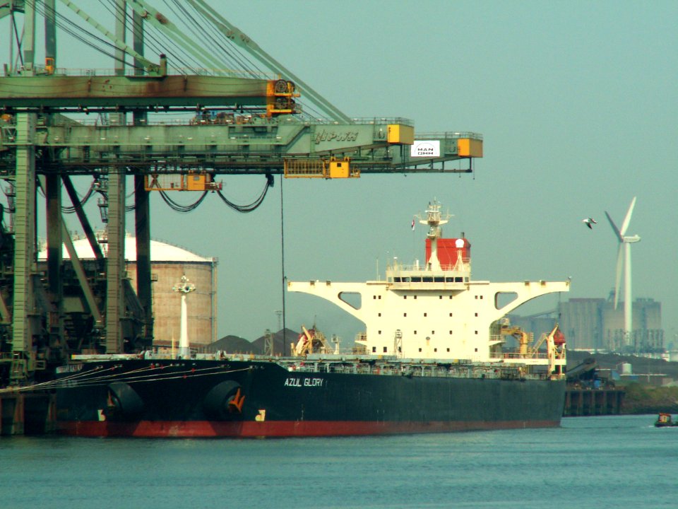 AZUL GLORY - IMO 9157612 - Callsign 3FFV9 p2, Mississippi harbour, Port of Rotterdam, Holland 04-Jul-2006