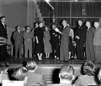 AVRO verkiezing beste sporter 1954, groep winnaars, Bestanddeelnr 906-9575