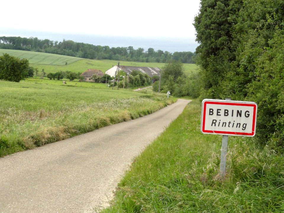 Bébing (Moselle) entrée de Rinting