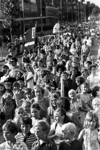 Avondvierdaagse start bij RAI, Amsterdam overzicht, Bestanddeelnr 923-5845