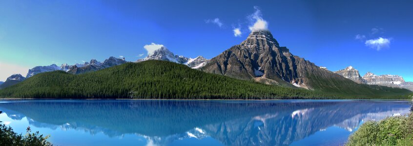 Rocky mountains british columbia jasper national park photo