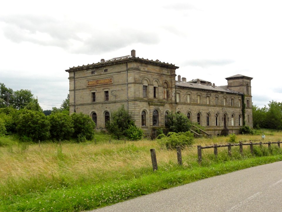 Avricourt (Moselle) ancienne gare Nouvel-Avricourt