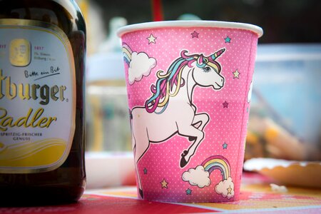 Bottle festival unicorn