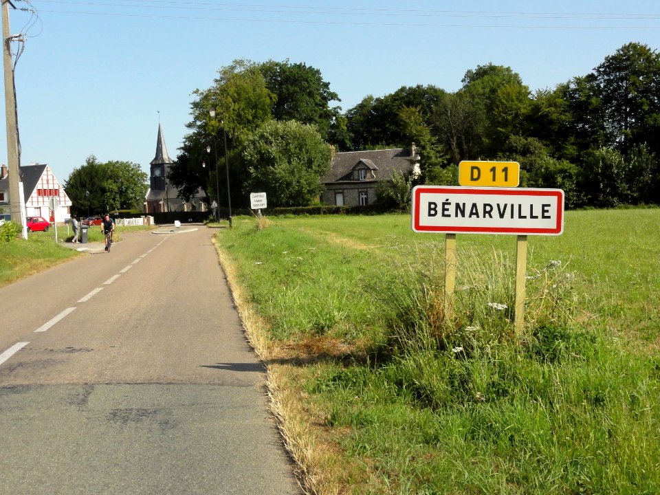 Bénarville (Seine-Mar.) entrée