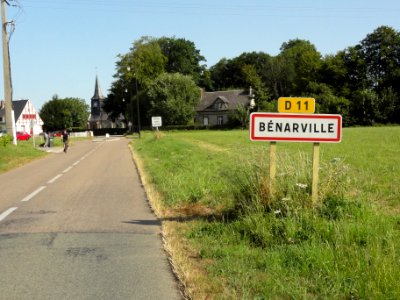 Bénarville (Seine-Mar.) entrée
