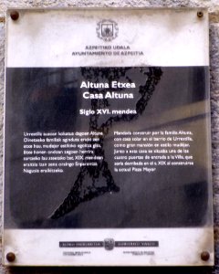 Azpeitia - Altuna Etxea 1