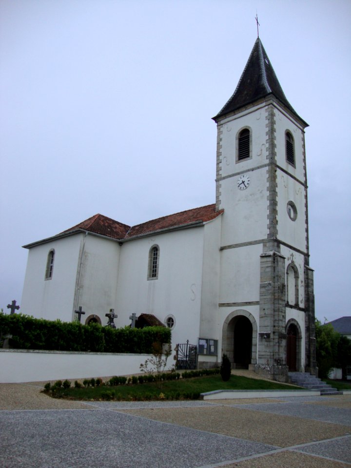 Béhasque (Béhasque-Lapiste, Pyr-Atl, Fr) l'église