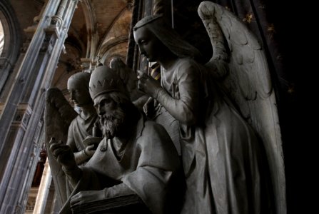 Bénitier Alexandre II Louis-Eugène Bion Eglise Saint-Eustache 28102018 07 photo