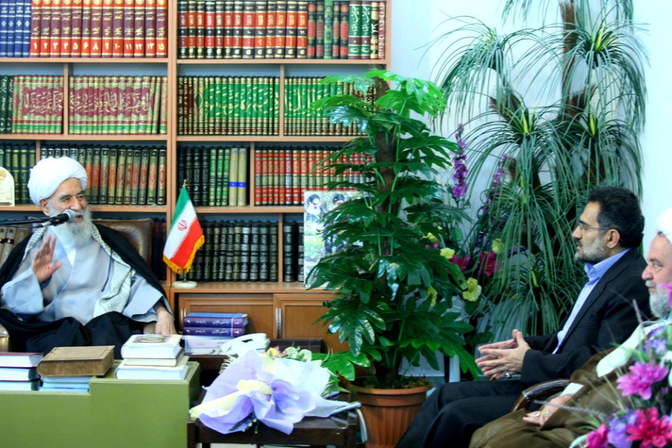 Ayatollah Habibullah Mehman-Navaz met with Iranian Culture Minister Sayyed Mohammad Hosseini 2