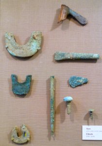 Axes, adze, chisels, and nails from Mesopotamia - Oriental Institute Museum, University of Chicago - DSC07266