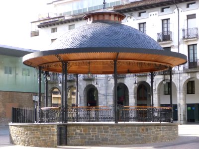 Azpeitia - Plaza Mayor, kiosko