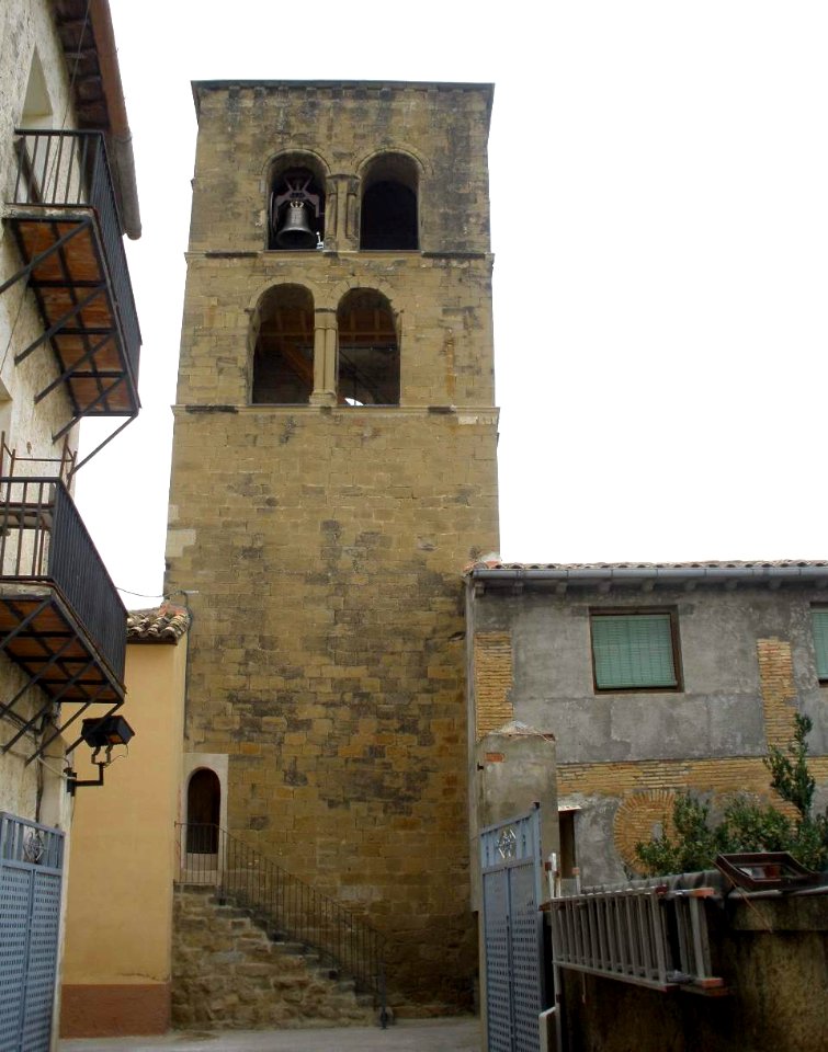 Ayerbe - Torre de la desaparecida Colegiata de San Pedro 1