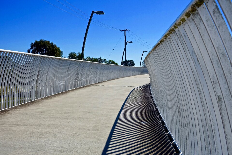 Railing pathway handrail