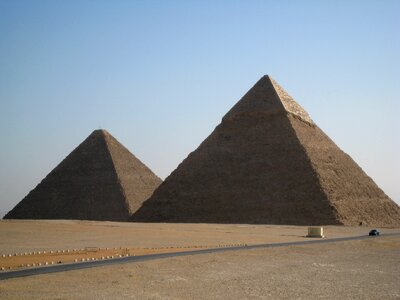 Ancient triangle desert