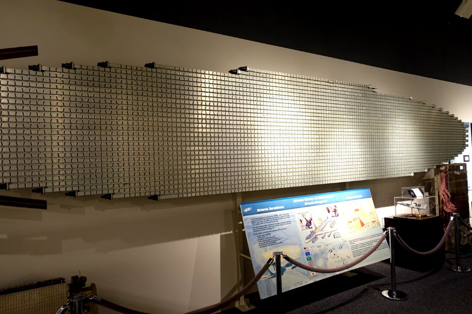 AWACS antenna, Airborne Warning and Control System - National Electronics Museum - DSC00416