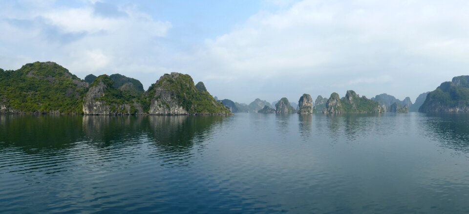 Nature halong bay landscape