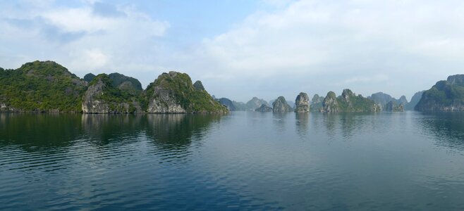 Nature halong bay landscape