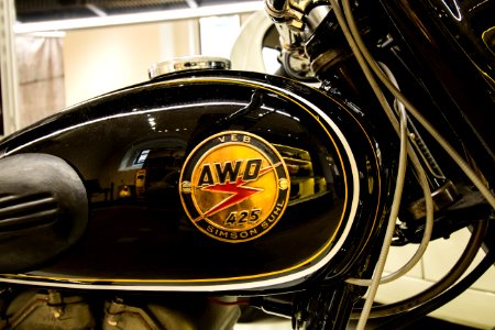 AWO 425 (1955) - Verkehrsmuseum Dresden - Details