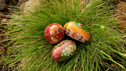 Deco colorful eggs colorful