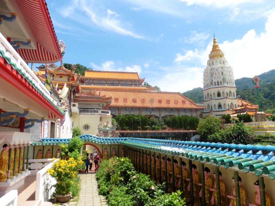 Asia temple sky