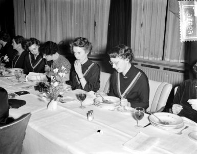 AVSV Dispuut Artemis receptie en diner, Bestanddeelnr 906-9916