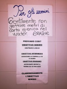 Avviso toilet ravenna