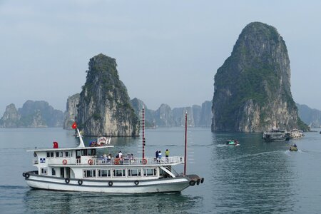 Nature halong bay landscape