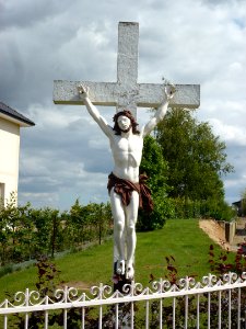 Avroult (Pas-de-Calais) croix de chemin, D 2