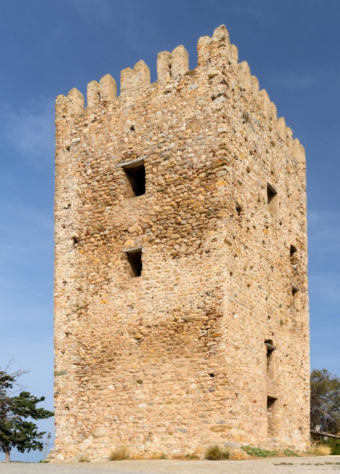 Avlonari tower Euboea Greece