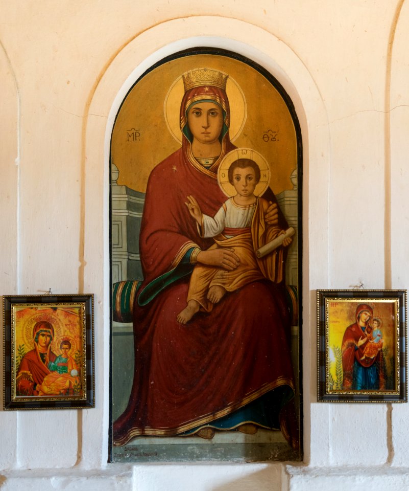 Avlonari church Agios Demetrios Madonna and Child Euboea Greece