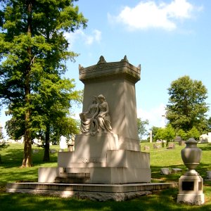 B. F. Jones Monument, Allegheny Cemetery, Pittsburgh, 1