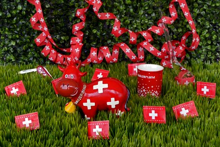 Souvenirs flag swiss flag