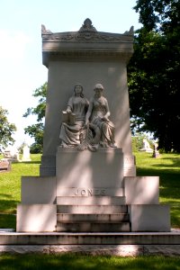 B. F. Jones Monument, Allegheny Cemetery, Pittsburgh, 3