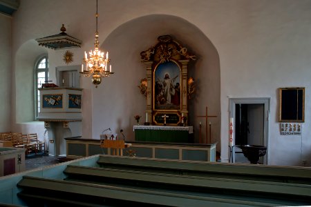 Böda kyrka interiör