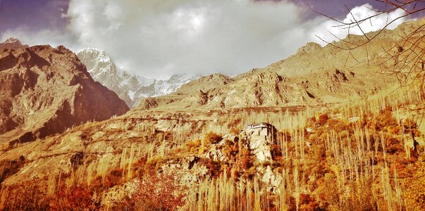 Karakorum mountain landscape photo