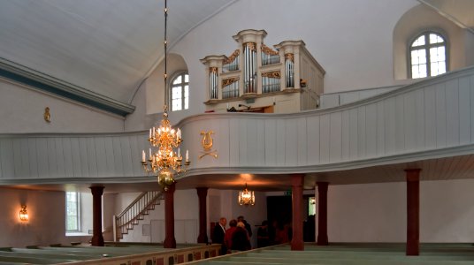 Böda kyrka orgelläktare