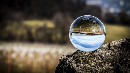 Landscape globe image ball