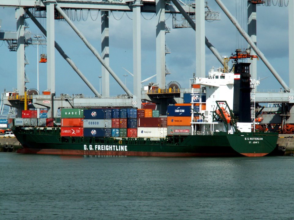 B.G. Rotterdam in the Amazone harbour 29-Apr-2006