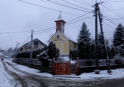 Bükkszentkereszt temploma télen photo