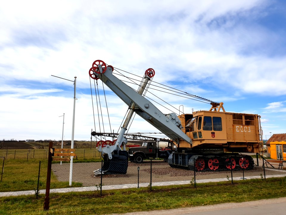 Bükkábrány Mining Museum, excavator 2