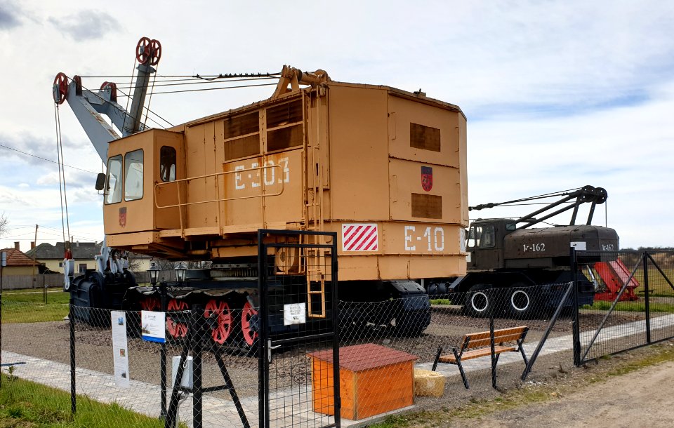Bükkábrány Mining Museum, excavator