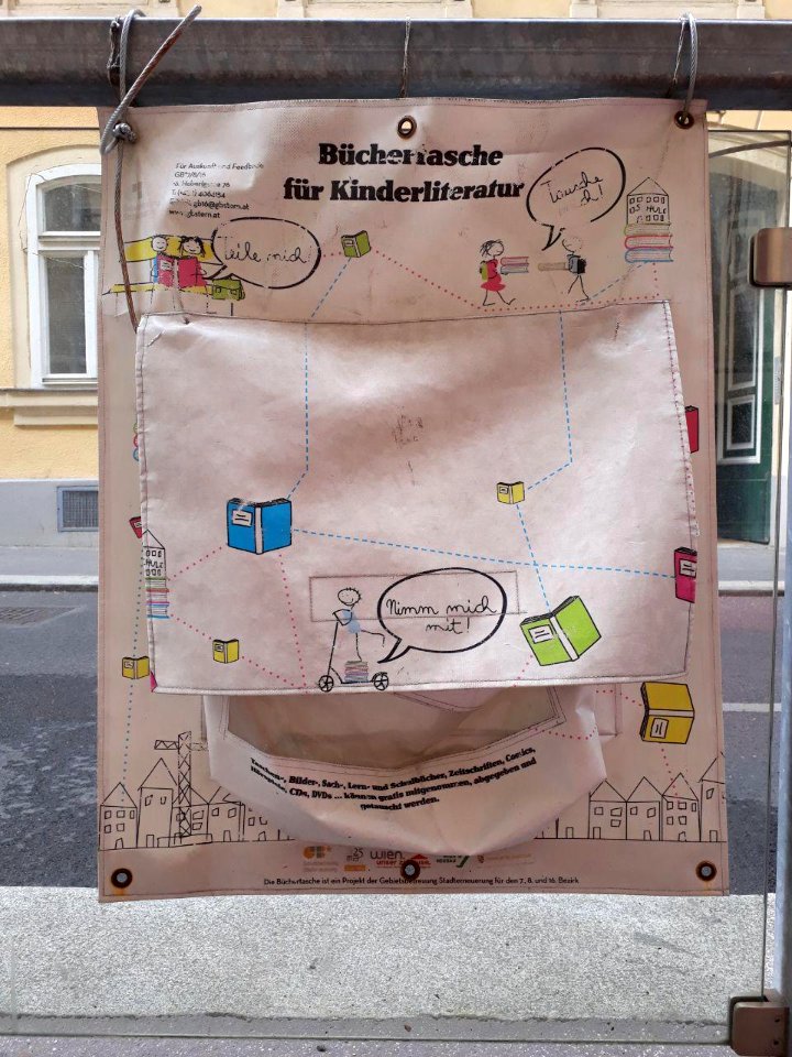 Büchertasche Wien Zeltgasse
