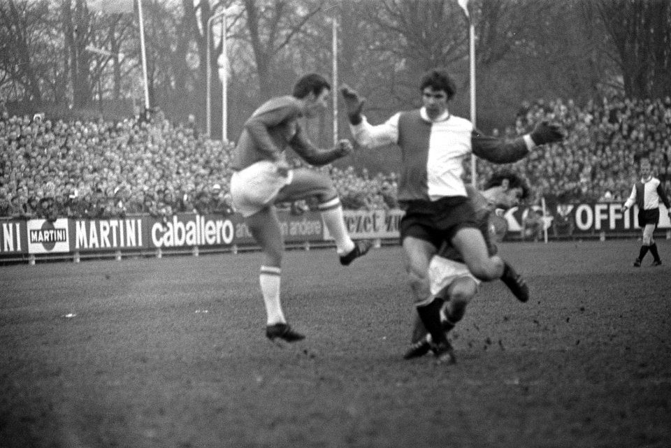 AZ 67 tegen Feyenoord 1-1. Spelmoment, Bestanddeelnr 923-0761