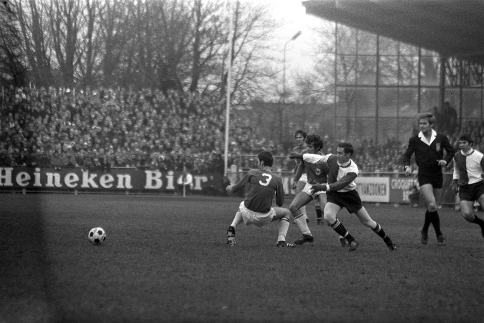AZ 67 tegen Feyenoord 1-1. Spelmoment, Bestanddeelnr 923-0762