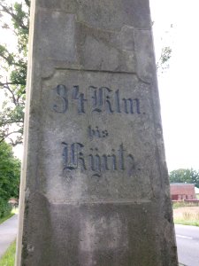 B 5 Kilometerstein Kleinow 3
